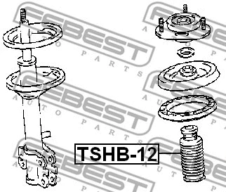 Dust Cover Kit, shock absorber