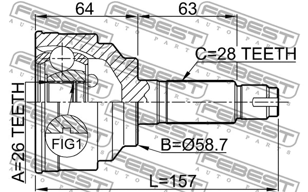 Joint Kit, drive shaft