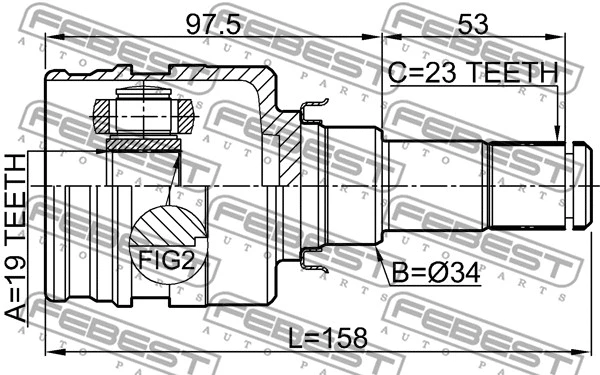 Joint Kit, drive shaft