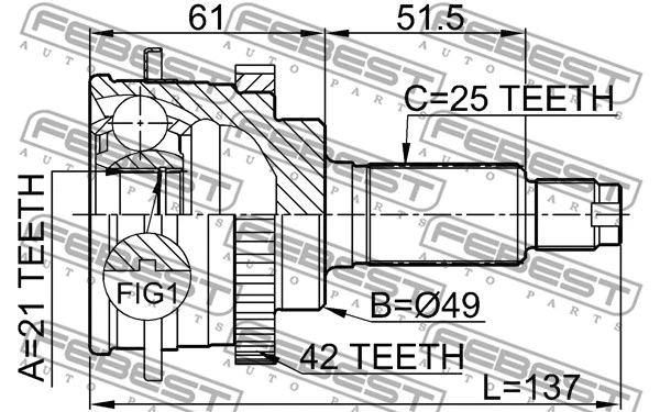 Joint Kit, drive shaft
