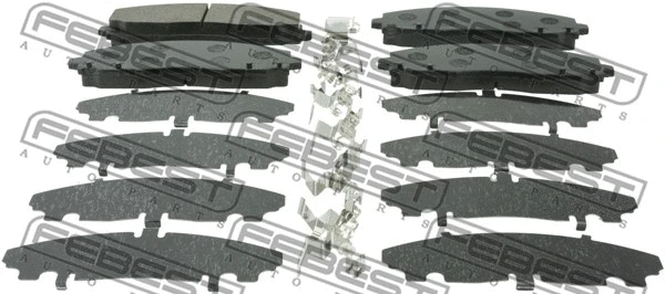 Brake Pad Set, disc brake (2001-VOYRTF)