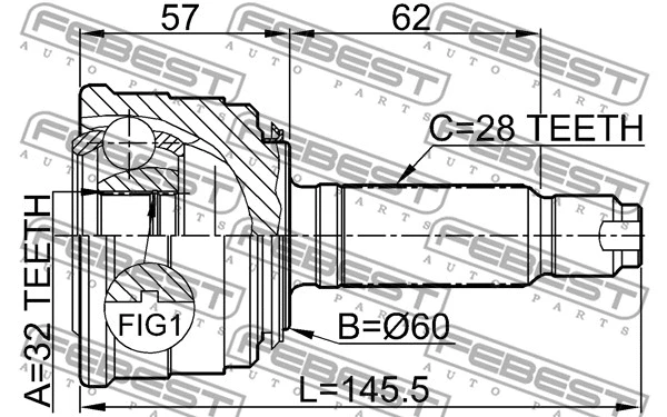 Joint Kit, drive shaft
