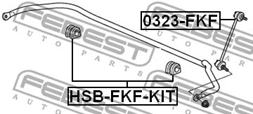 Link/Coupling Rod, stabiliser bar