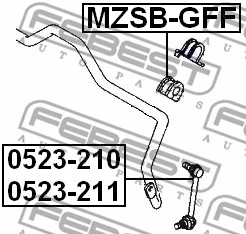 Link/Coupling Rod, stabiliser bar
