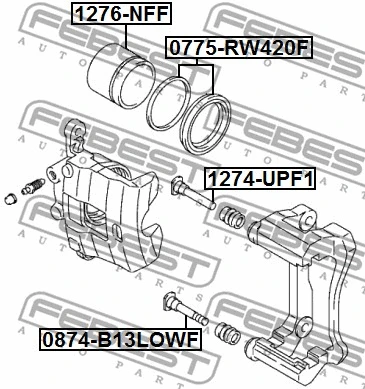 Repair Kit, brake caliper