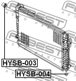 Mounting, radiator