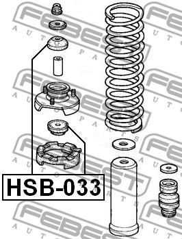 Spacer Bush, shock absorber