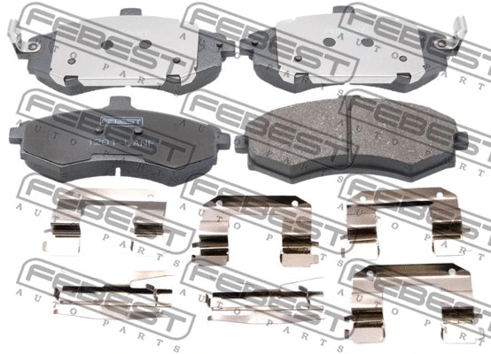 Brake Pad Set, disc brake (1201-LANF)