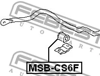 Mounting, stabiliser bar