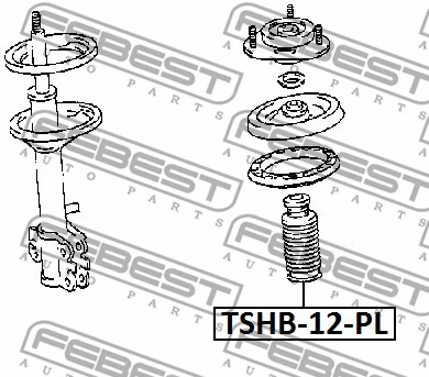 Dust Cover Kit, shock absorber