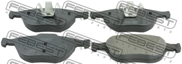 Brake Pad Set, disc brake (2101-RSF)