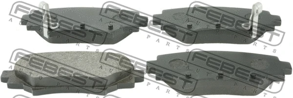 Brake Pad Set, disc brake (0501-BMR)