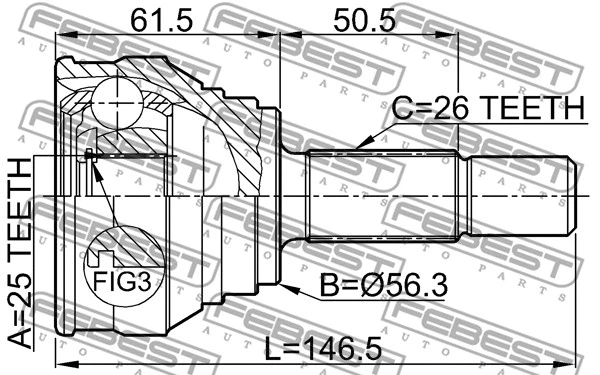 Joint Kit, drive shaft