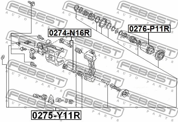 Repair Kit, brake caliper