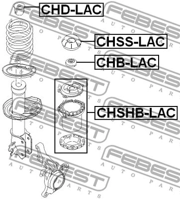 Suspension Strut Support Mount