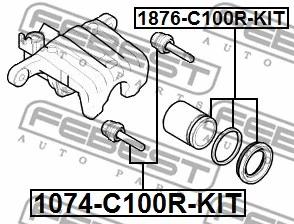 Repair Kit, brake caliper