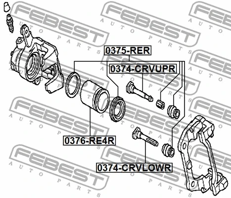 Guide Bolt, brake caliper