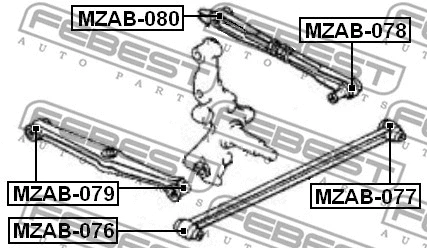 Mounting, control/trailing arm