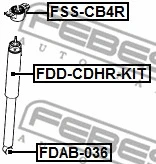 Protective Cap/Bellow, shock absorber