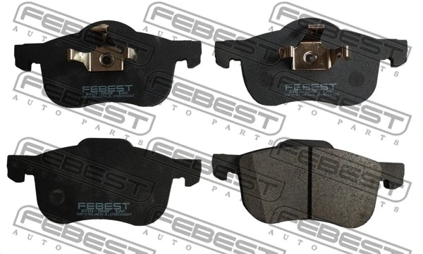 Brake Pad Set, disc brake (2701-S60F)