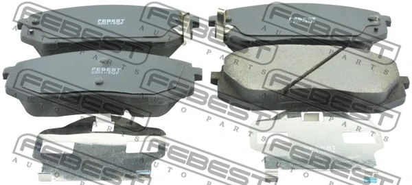 Brake Pad Set, disc brake (2201-FQF)