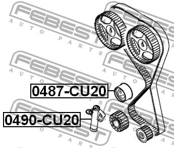 Tensioner Pulley, timing belt