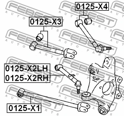 Control/Trailing Arm, wheel suspension