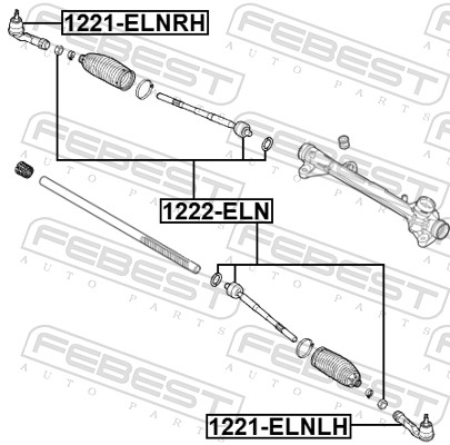 Inner Tie Rod (1222-ELN)