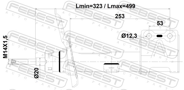 Shock Absorber (25110-009FL)