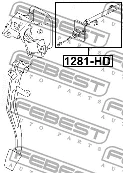 Master Cylinder, clutch (1281-HD)