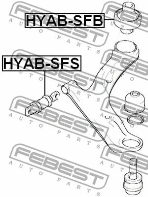 Mounting, control/trailing arm