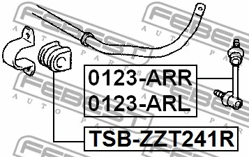 Link/Coupling Rod, stabiliser bar