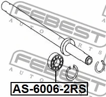 Bearing, propshaft centre bearing