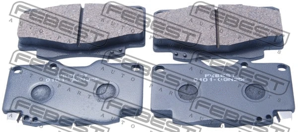 Brake Pad Set, disc brake (0101-GGN25F)