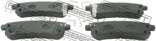 Brake Pad Set, disc brake (0201-Y62R)