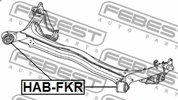 Bushing, axle beam