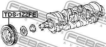 Belt Pulley, crankshaft