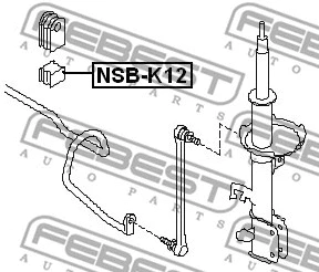 Mounting, stabiliser bar