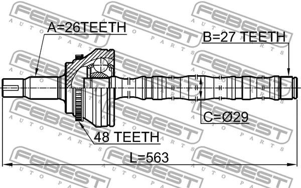 Joint Kit, drive shaft