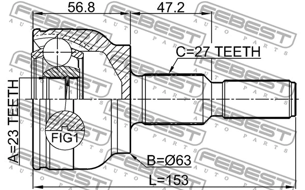 Joint Kit, drive shaft
