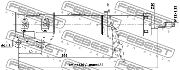 Shock Absorber (12110-013FR)