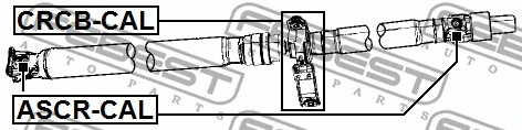 Bearing, propshaft centre bearing