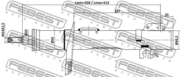 Shock Absorber (23110-004F)