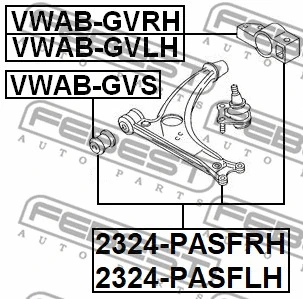 Control/Trailing Arm, wheel suspension