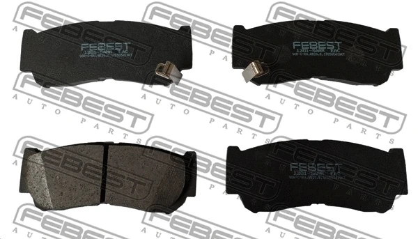 Brake Pad Set, disc brake (1201-SANR)