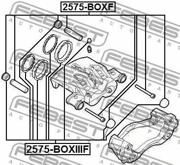 Guide Sleeve Kit, brake caliper