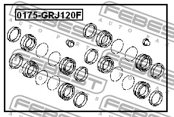 Repair Kit, brake caliper