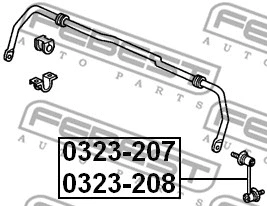 Link/Coupling Rod, stabiliser bar