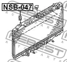 Mounting, radiator