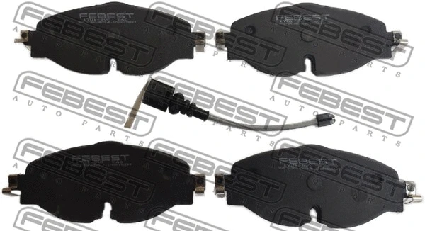 Brake Pad Set, disc brake (1701-8VF)